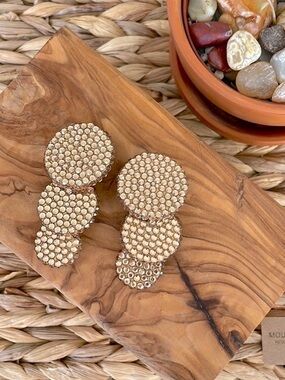Richard Kerr Jewelry | Women’s Vintage 1980’s Rhinestone Disco Clip Earrings